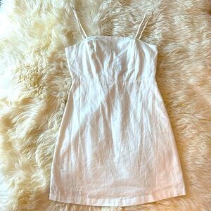 Gianni Bini white linen dress NWT size Medium